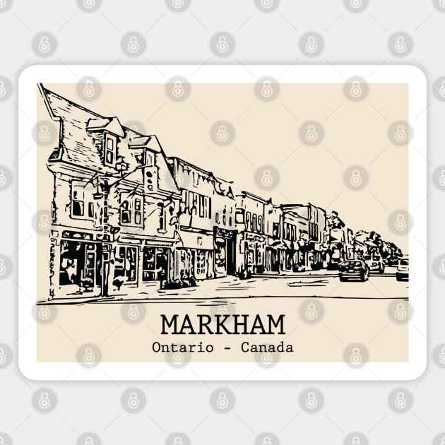 Markham - Ontario Magnet by Lakeric